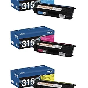 Brother&reg; TN315 Cyan; Magenta; Yellow High Yield Toner Cartridges, Pack Of 3 Cartridges, TN315CMY-OD Fan Favorite