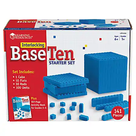 Bulk Order Learning Resources&reg; Interlocking Base 10 Starter Set, Grades 1 - 9