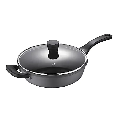 Flash Sale Bergner Covered Saut&eacute; Pan, 11", 4 Qt, Retro Gray