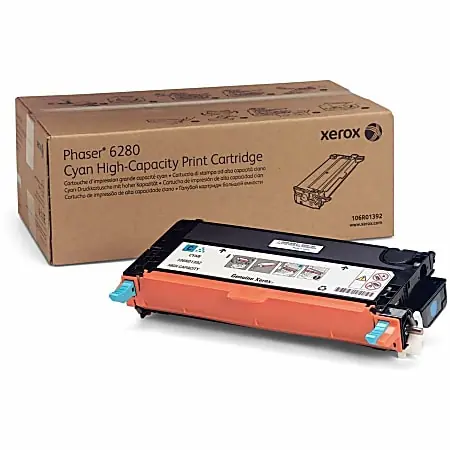 Buy Today Xerox&reg; 6280 Cyan High Yield Toner Cartridge, 106R01392