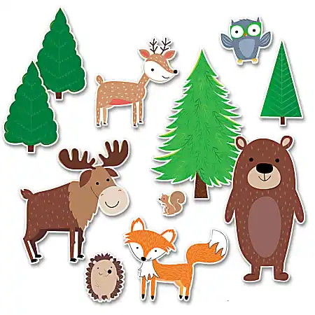Creative Teaching Press Jumbo Woodland Friends Bulletin Board Set Bulk Order