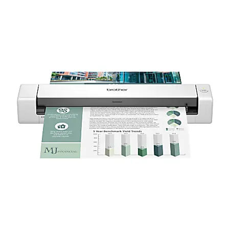 Brother&reg; DSmobile DS-740D Duplex Portable Color Document Scanner, 1.8"H x 11.9"W x 2.5"D Worldwide Shipping