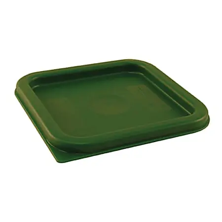 Cambro CamSquares Storage Container Cover, 11/16"H x 7 1/2"W x 7 1/2"D, 4 Qt, Green Weekend Sale