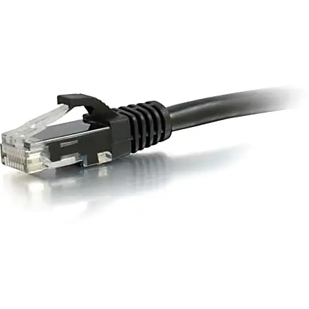 Premium C2G-150ft Cat5e Snagless Unshielded (UTP) Network Patch Cable - Black - Category 5e for Network Device - RJ-45 Male - RJ-45 Male - 150ft - Black