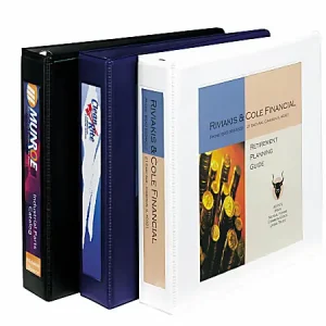 Avery&reg; Heavy-Duty Framed View 3-Ring Binder, 1.5" One Touch EZD&reg; Rings, White Secure Checkout