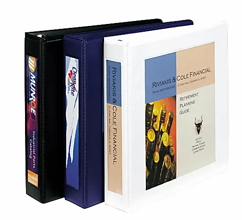 Avery® Heavy-Duty Framed View 3-Ring Binder, 1.5" One Touch EZD® Rings, White Secure Checkout