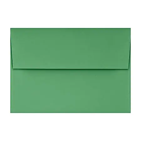 Must Have LUX Invitation Envelopes, A1, Peel & Press Closure, Holiday Green, Pack Of 1,000