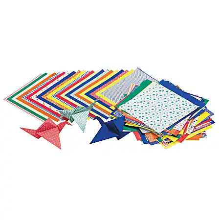 Save Now Roylco&reg; Economy Origami Paper, 6" x 6", Multicolor, 72 Sheets Per Pack, Set Of 3