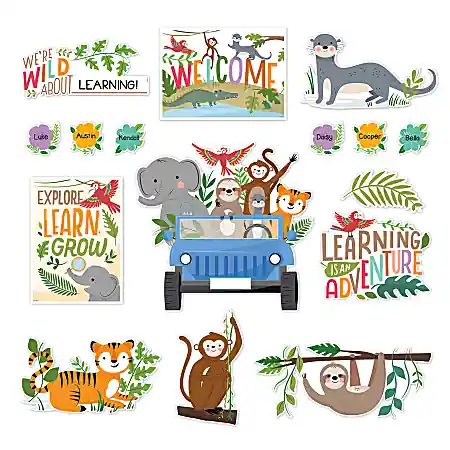 Creative Teaching Press Jungle Friends Bulletin Board Set, 48 Pieces Trusted Brand