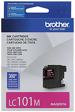Brother® LC101 Magenta Ink Cartridge, LC101-M New Arrival