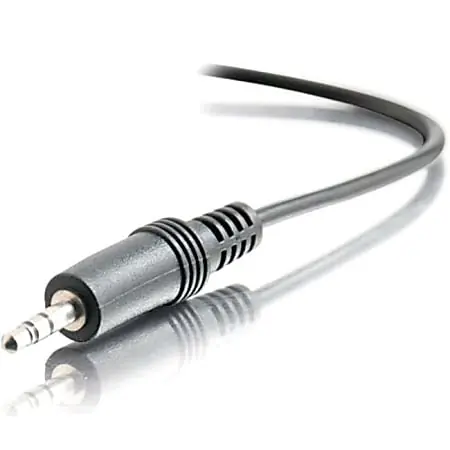 Hot Deal C2G 25ft 3.5mm Stereo Audio Cable - AUX Cable - M/M - Mini-phone Male Stereo - Mini-phone Male Stereo - 25ft - Black