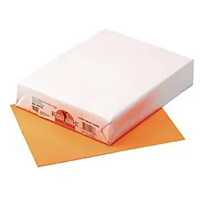 Wholesale Pacon&reg; Kaleidoscope Color Multi-Use Printer & Copy Paper, Hyper Orange, Letter (8.5" x 11"), 500 Sheets Per Ream, 24 Lb, 95 Brightness