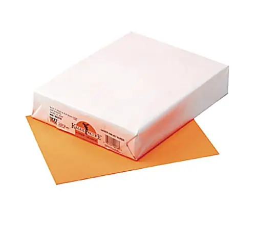 Wholesale Pacon® Kaleidoscope Color Multi-Use Printer & Copy Paper, Hyper Orange, Letter (8.5" x 11"), 500 Sheets Per Ream, 24 Lb, 95 Brightness