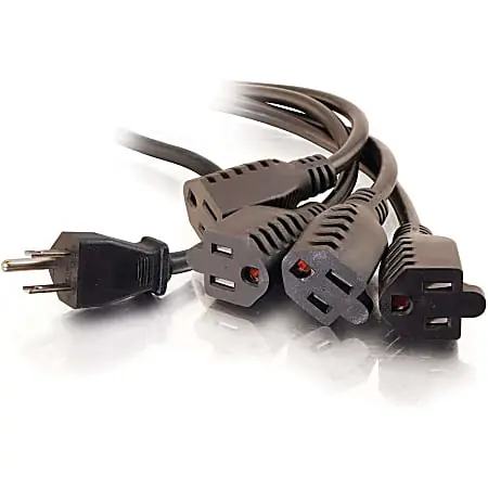 C2G 1-to-4 14" Power Cord Splitter Place Order