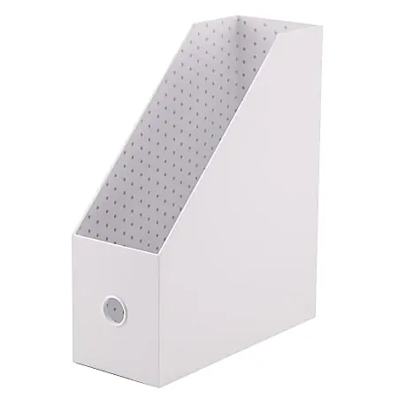 Grab Now Realspace&reg; White Dot Magazine File