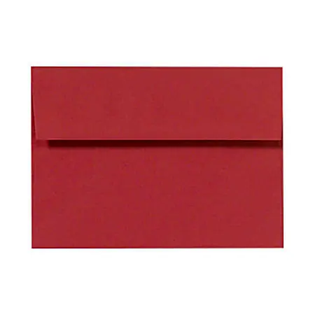 LUX Invitation Envelopes, A9, Peel & Press Closure, Ruby Red, Pack Of 50 New Release