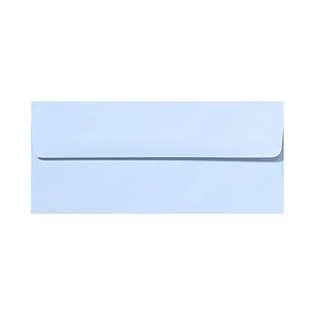 LUX #10 Envelopes, Peel & Press Closure, Baby Blue, Pack Of 500 Professional Grade