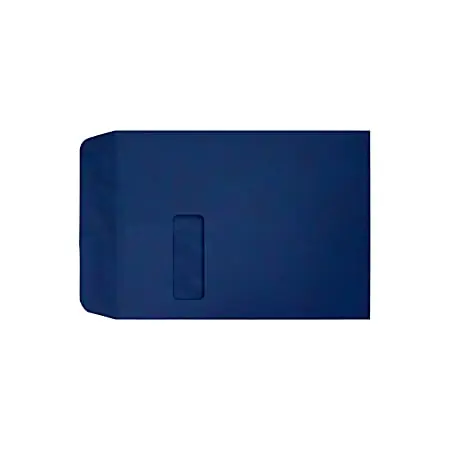LUX #9 1/2 Open-End Window Envelopes, Top Left Window, Self-Adhesive, Navy, Pack Of 1,000 Low Price