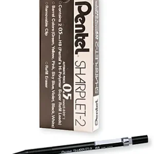 Free Delivery Pentel&reg; Sharplet-2&trade; Automatic Pencil, 0.5 mm, Black, Pack Of 12