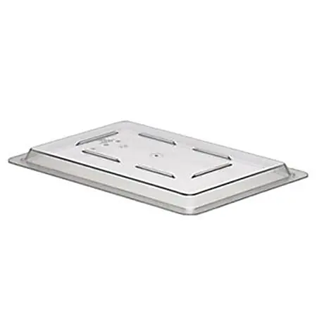 Discount Cambro Snap-Tight Cover, 19 Qt, 1 1/4"H x 12"W x 18"D, Clear