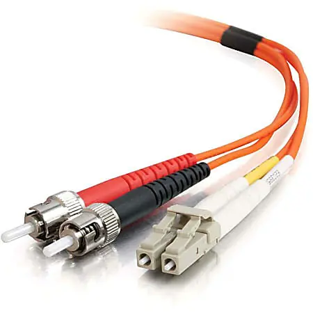 Free Delivery C2G LC-ST 62.5/125 OM1 Duplex Multimode PVC Fiber Optic Cable (LSZH) - Patch cable - ST multi-mode (M) to LC mult - 36443