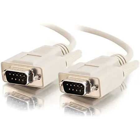 C2G - Serial cable - DB-9 (M) to DB-9 (M) - 10 ft Modern