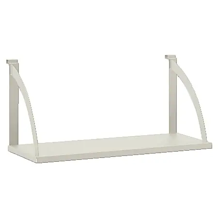 Professional Grade HON&reg; Basyx Verse&reg; Partition Mounted Steel Hang-On Shelf, 24"W x 14 1/2"D, Gray