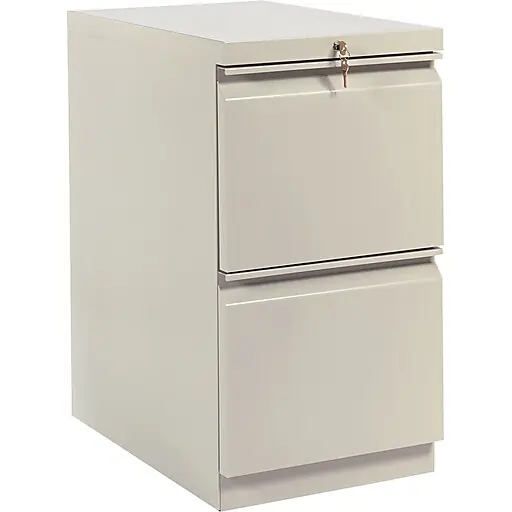 No Minimum Order HON Brigade 2-Drawer Mobile Vertical File Cabinet, Letter Size, Lockable, 28\\