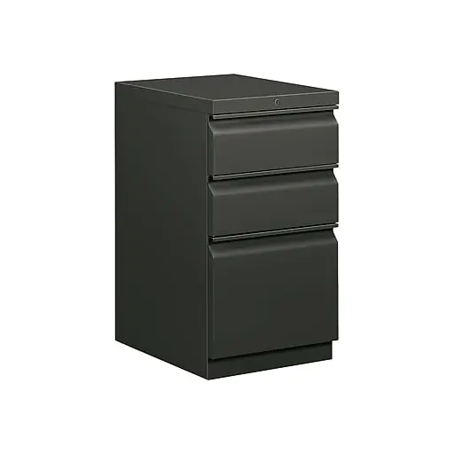 Viral HON Brigade 3-Drawer Mobile Vertical File Cabinet, Letter Size, Lockable, Charcoal (HON33723RS)