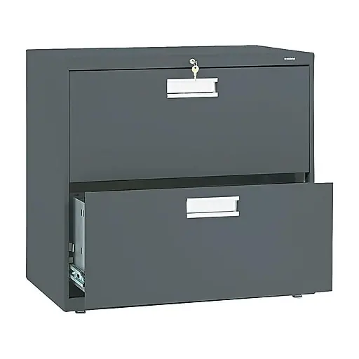 Price Drop HON Brigade 600 Series 2-Drawer Lateral File Cabinet, Locking, Letter/Legal, Charcoal, 30\\