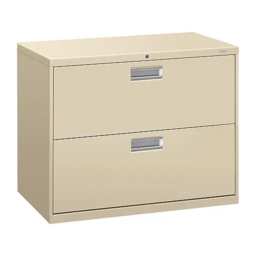 Super Sale HON Brigade 600 Series 2-Drawer Lateral File Cabinet, Locking, Letter/Legal, Putty/Beige, 36\\