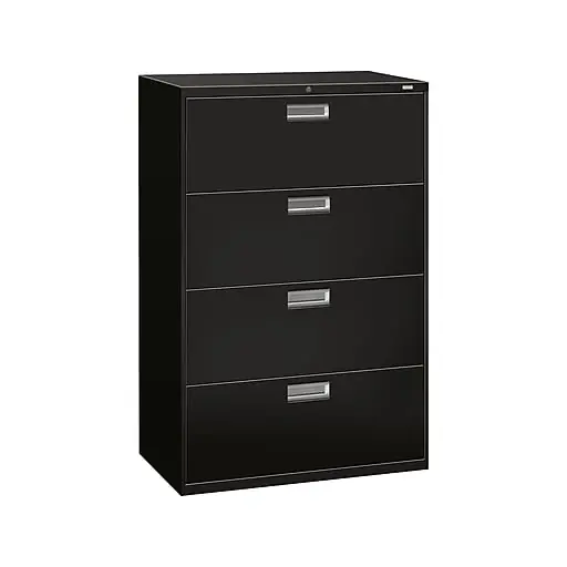 Best Price HON Brigade 600 Series 4-Drawer Lateral File Cabinet, Letter/Legal Size, Lockable, 52\\