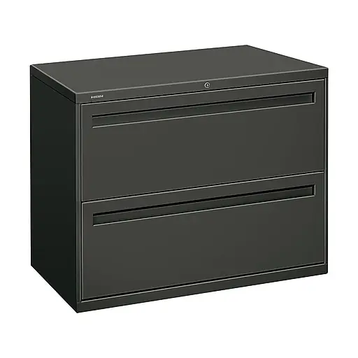 Save Now HON Brigade 700 Series 2-Drawer Lateral File Cabinet, Locking, Charcoal, Letter/Legal, 36\\