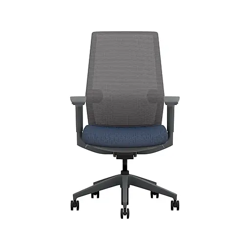 Crafted HON Cipher Mesh/Fabric Swivel Task Chair, Navy/Charcoal (HCFRT.STC.H.S.IC.APX13.TC00.AL.RE.SB.S)