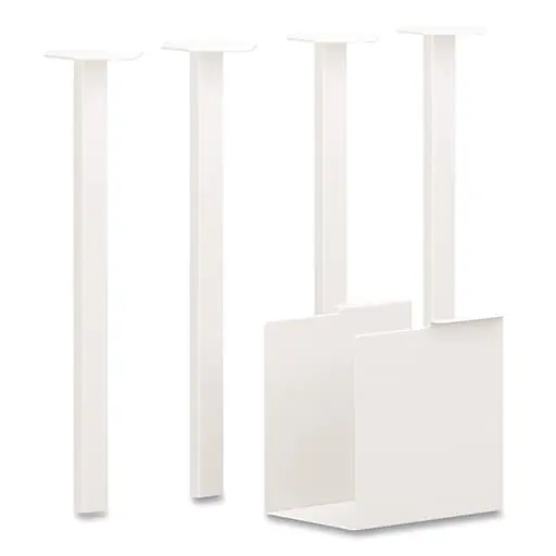 Place Order HON® Coze Table Legs, 5.75 x 28, Designer White, 4/Pack