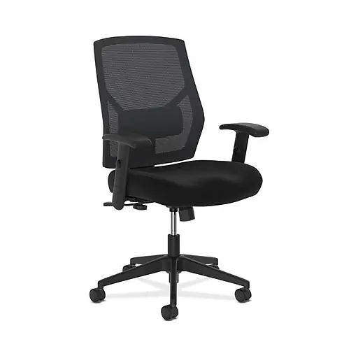 Money Back Guarantee HON Crio Fabric/Mesh High-Back Task Chair, Black (BSXVL581ES10T)