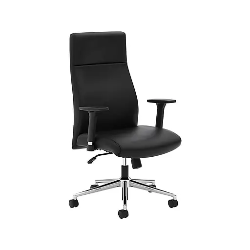 Bulk Order HON Define Adjustable Arms SofThread Leather High-Back Executive Chair, Black (BSXVL108SB11)
