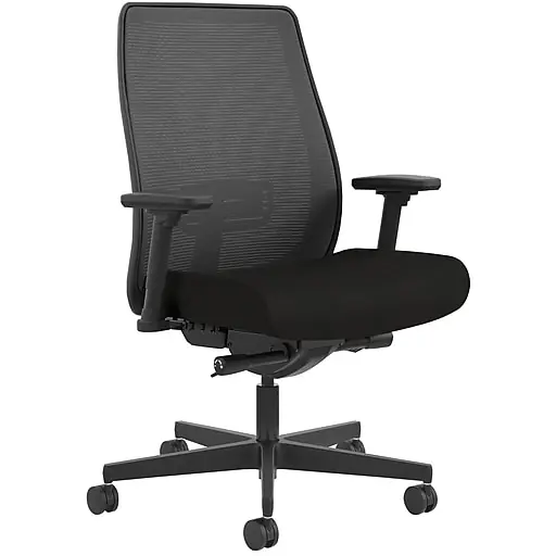 Seasonal Sale HON Endorse Ergonomic Fabric Computer & Desk Big & Tall Chair, 450 lb. Capacity, Black (HONWIMBT4VCU10)