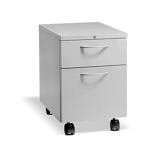 Shop Now HON Flagship 2-Drawer Mobile Pedestal, Platinum (HON15923ALLOFT)
