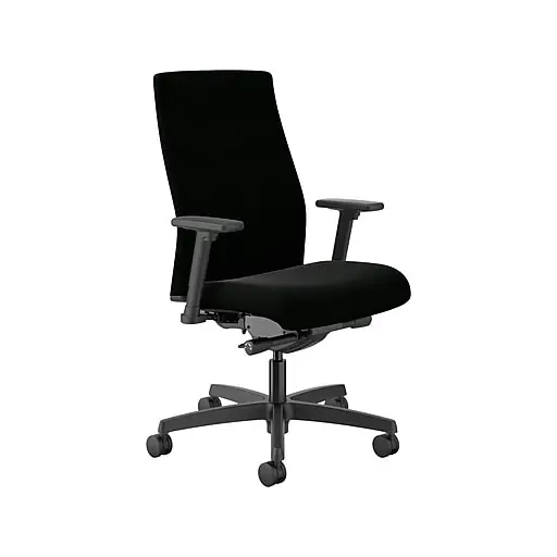 Affordable HON Ignition 2.0 Ergonomic Polyurethane Swivel Task Chair, Black (HIWMUKD.Y2.A.H.UR10.NL.SB.T)