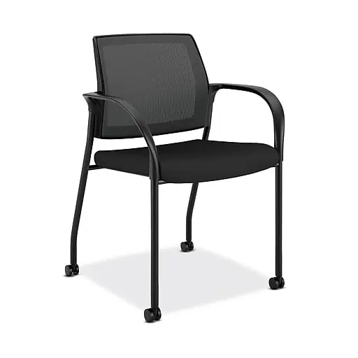 Special Discount HON Ignition Mesh/Fabric Multi-Purpose Stacking Chair, Black (HONIS107HIMCU10)
