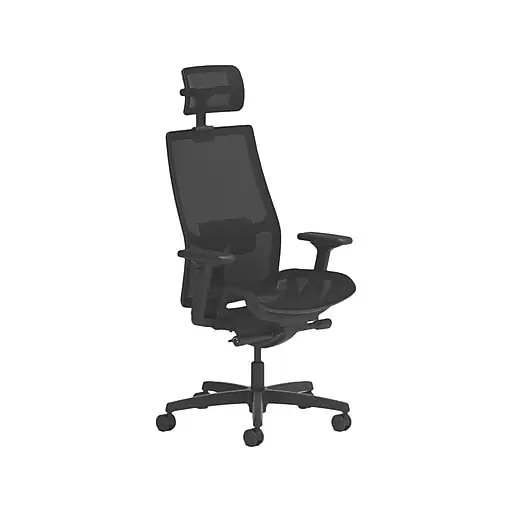 Seasonal Sale HON Ignition Mesh Swivel Task Chair, Black (HIWMMSKD.S2.A.H.IM.IMS.BL.SB.T.HR)