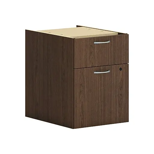 Crafted HON Mod 2-Drawer Mobile Vertical File Cabinet, Letter/Legal Size, Lockable, 20\\