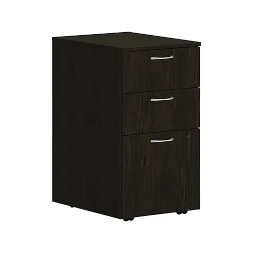 Deal HON Mod 3-Drawer Mobile Vertical File Cabinet, Letter/Legal Size, Lockable, 28\\