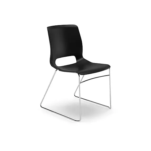 Order Now HON Motivate High-Density Stacking Chair, Onyx Shell, 4 per Carton