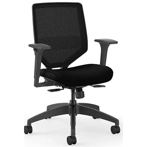 Discount HON Solve Fabric/Mesh Task Chair, Black (HONSVM1ALCU10TK)