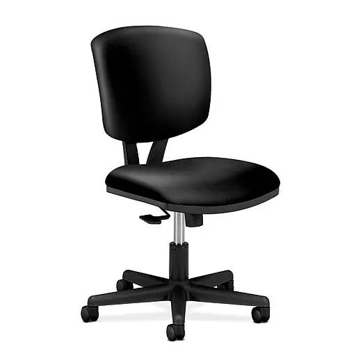 Buy Direct HON Volt Leather Task Chair, Black (HON5703SB11T)