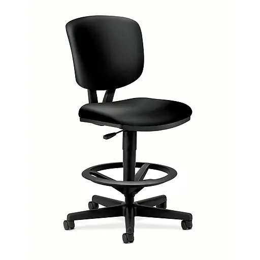 Holiday Sale HON Volt SofThread Leather Drafting Chair, Black (HON5705SB11T)